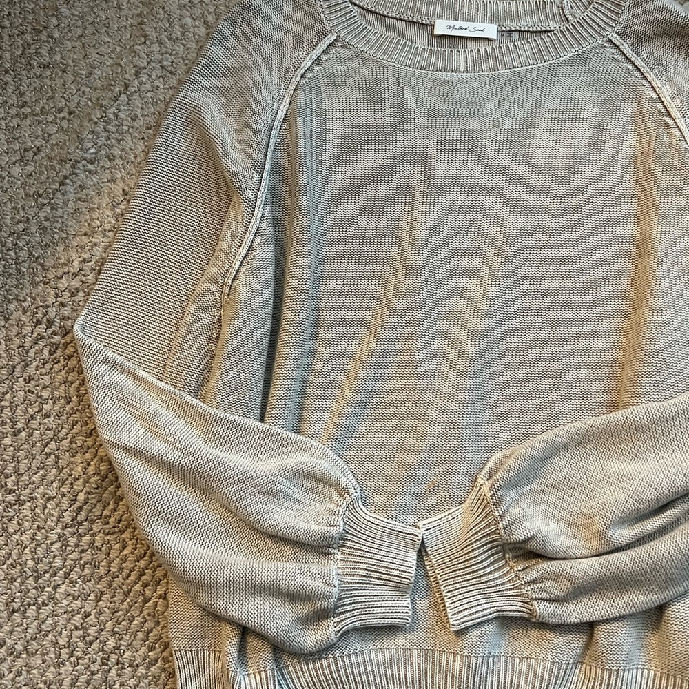Oversized beige sweater